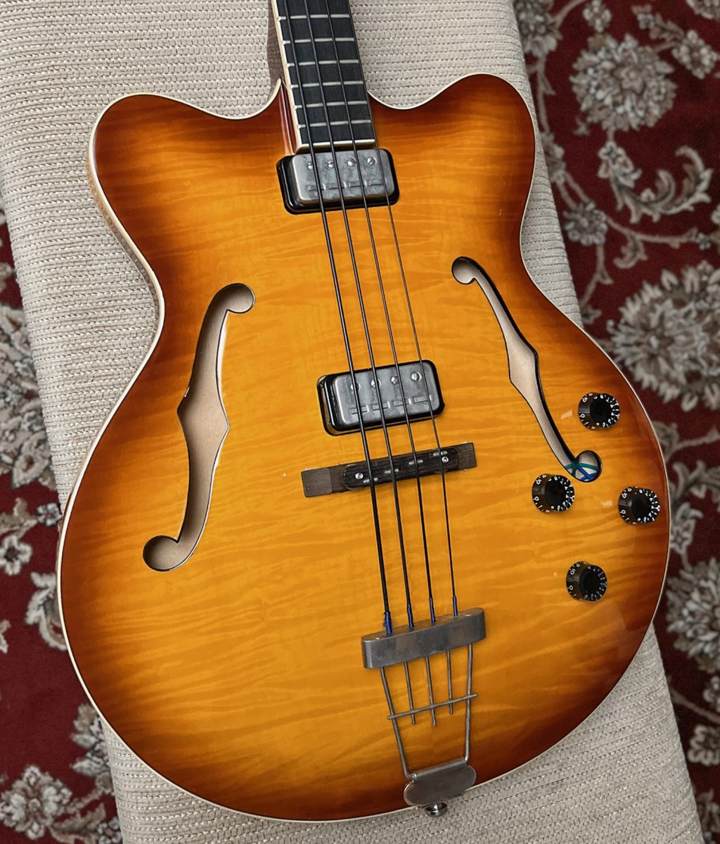 USED Hofner HCT Verythin Short Scale Semi-Hollow Bass