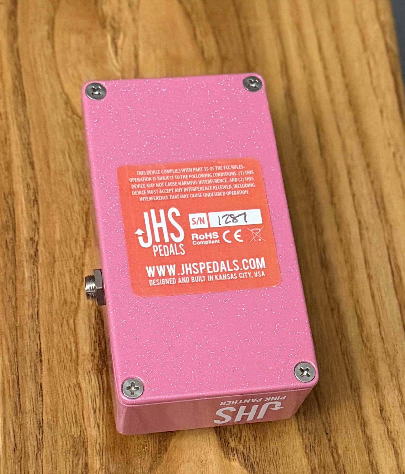 USED JHS Pink Panther Delay Pedal w/ Original Box