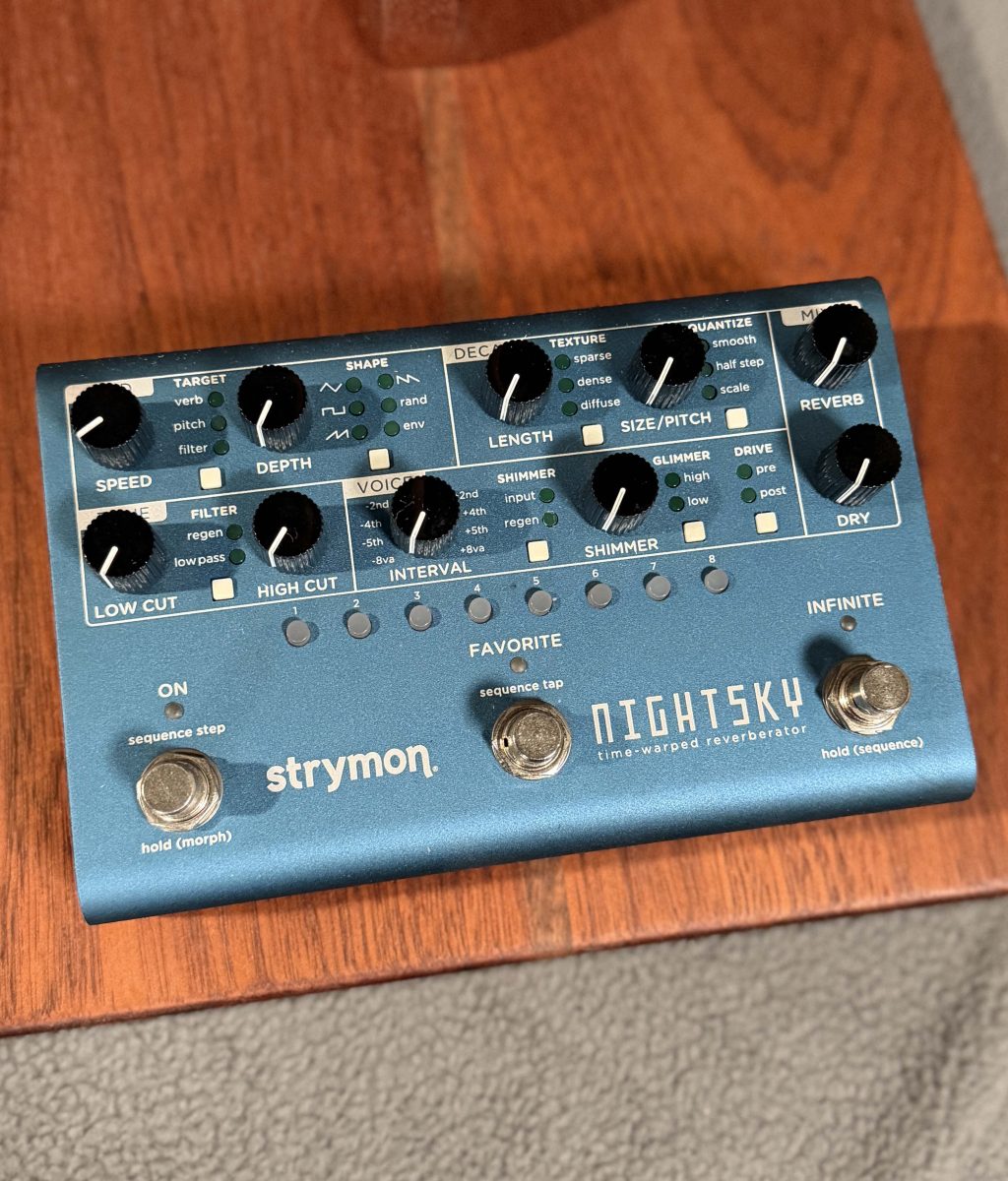 USED Strymon NightSky Time-Warped Reverberator Reverb Pedal