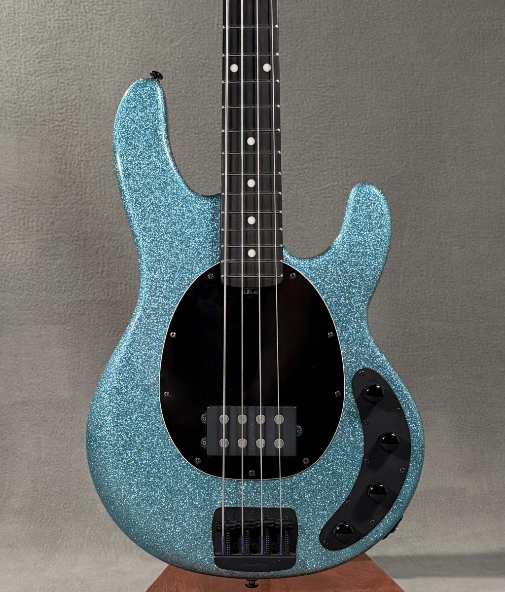 USED Ernie Ball Music Man StingRay Special 4H Aqua Sparkle