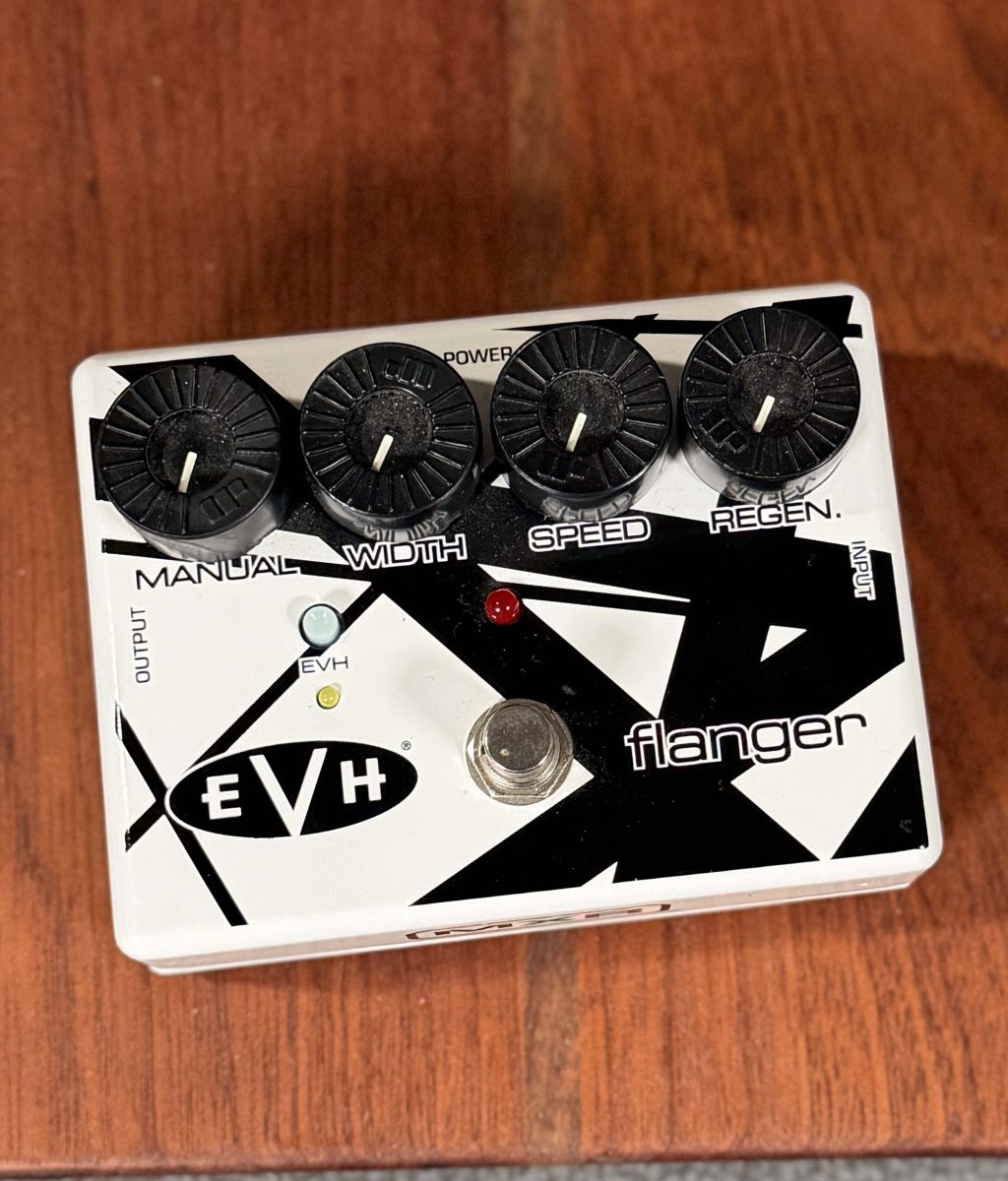 USED MXR EVH Flanger EVH117 Pedal - Striped