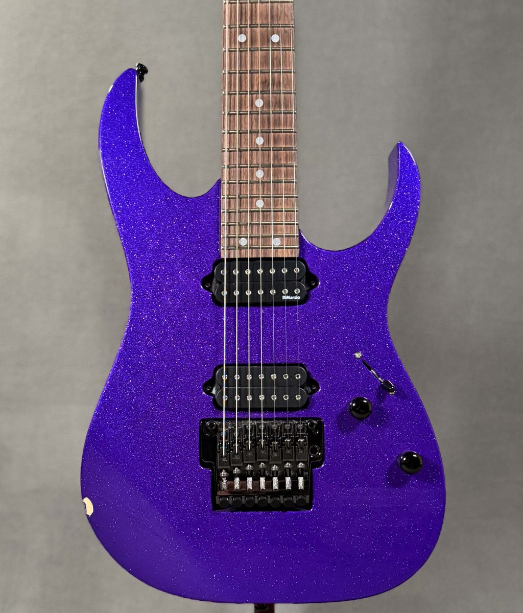 USED Ibanez RG7620 7-String MIJ Purple Sparkle Refin 1999